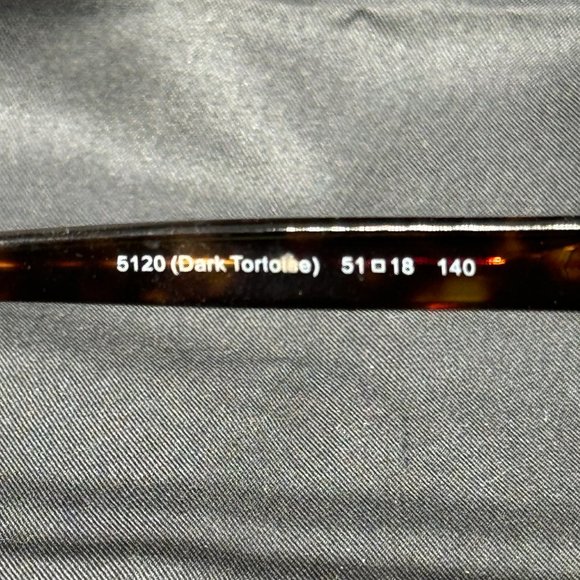 Vintage Coach Dark Tortoise (5120) Eye Glasses and Hard Case - Picture 5 of 7